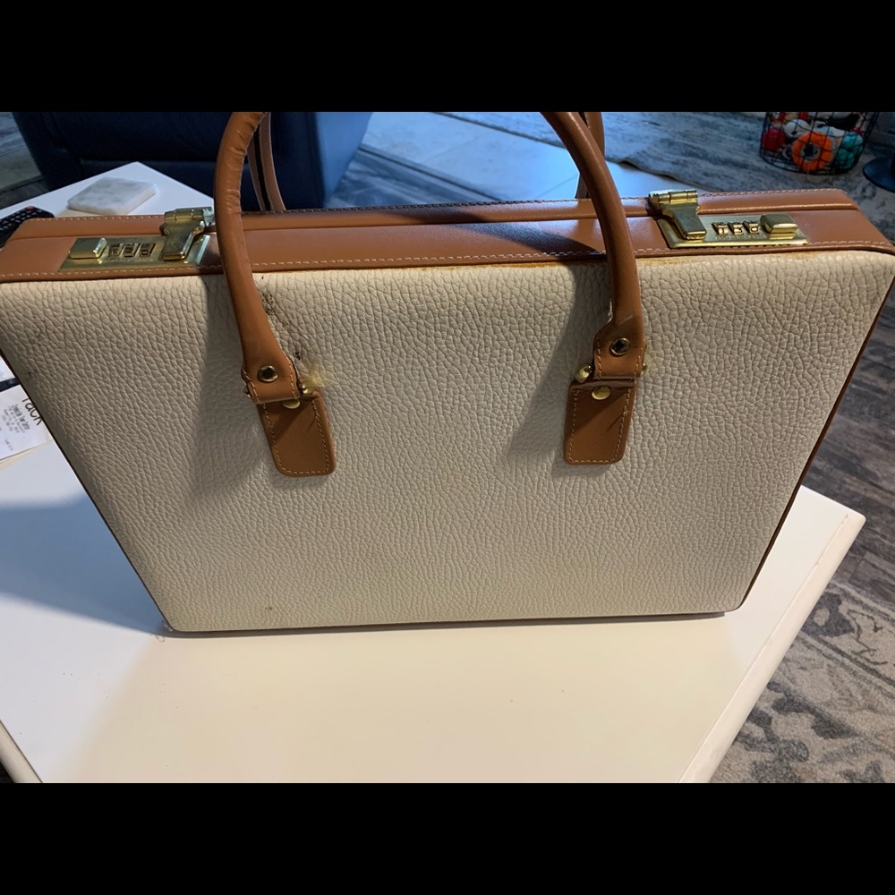 Geoffrey Beene briefcase certified to be from the Estate of Maxine Andrews